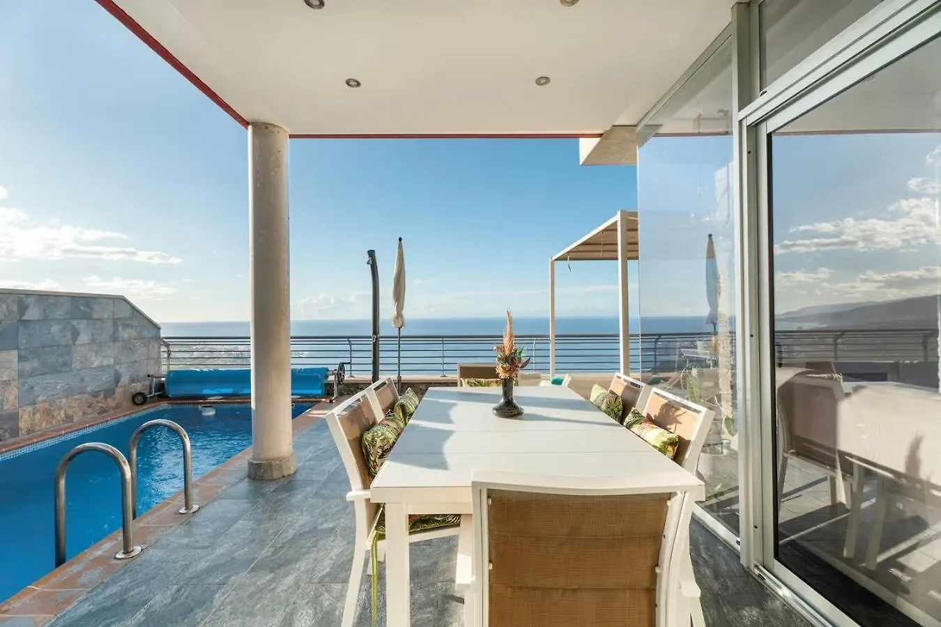 Villa Golden Horizon Con Piscina Privada Climatizada Санта-Урсула