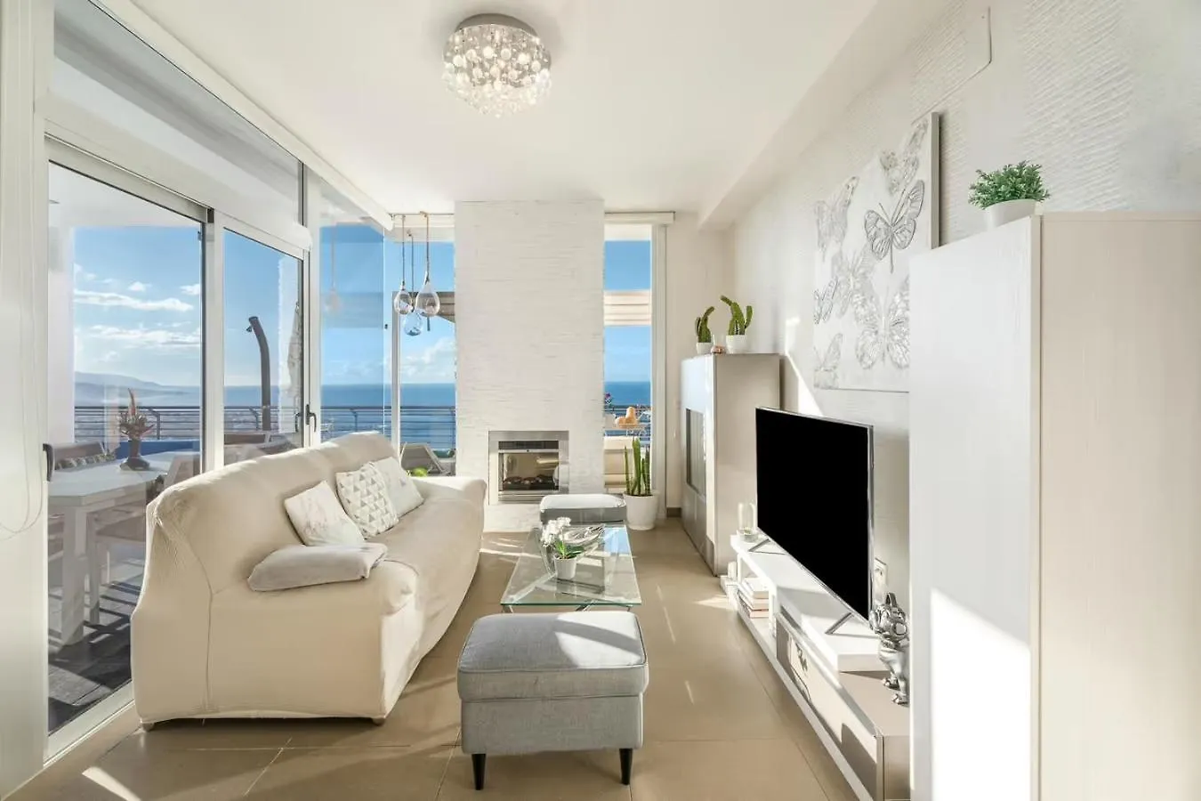 Villa Golden Horizon Con Piscina Privada Climatizada Санта-Урсула Испания