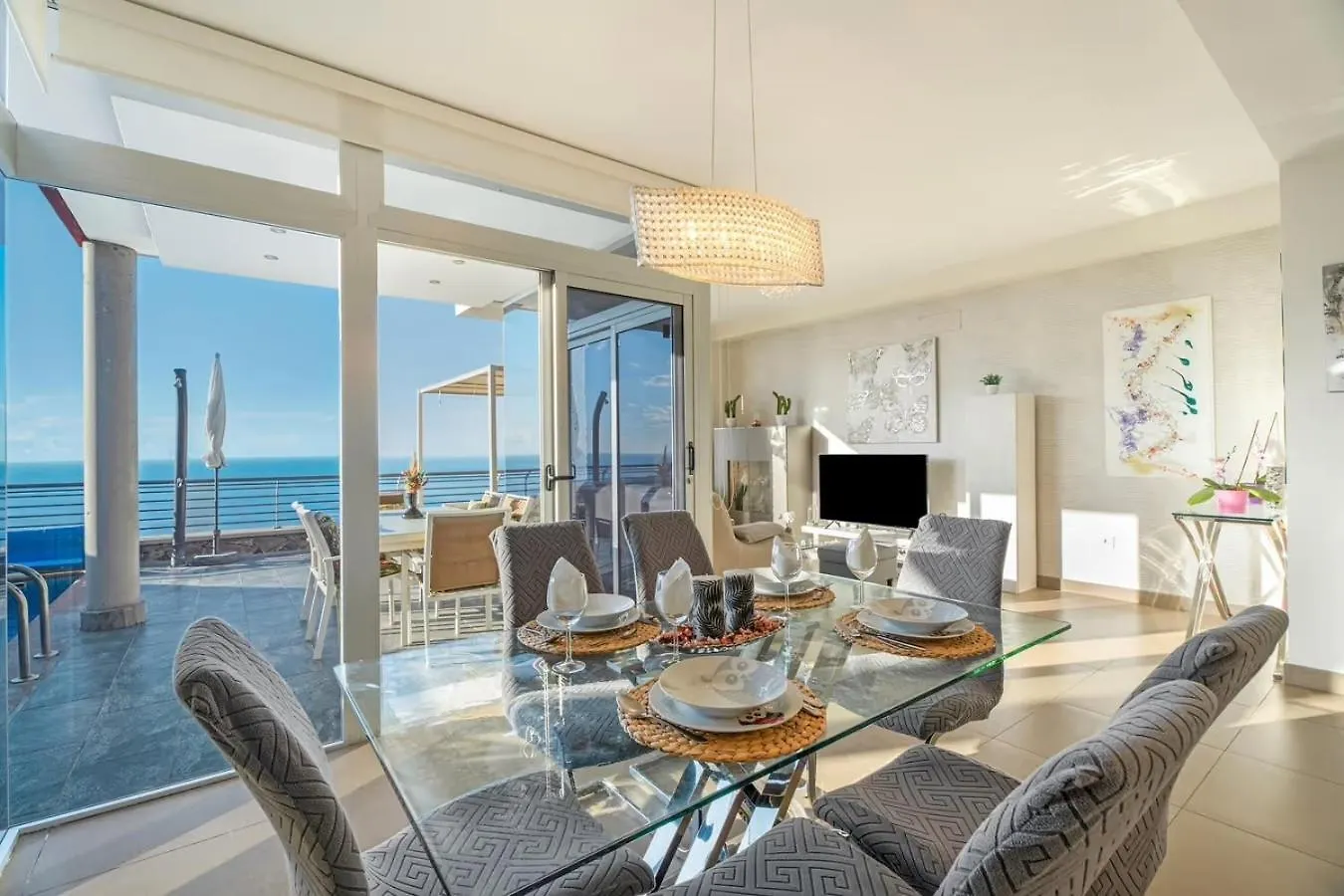 Villa Golden Horizon Con Piscina Privada Climatizada Santa Úrsula