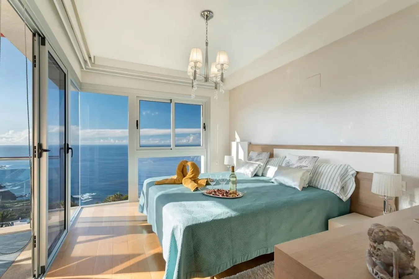 Villa Golden Horizon Con Piscina Privada Climatizada Санта-Урсула Испания